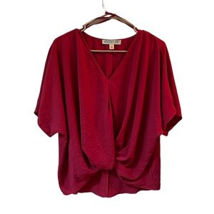 Aina Be Red Wine Blouse